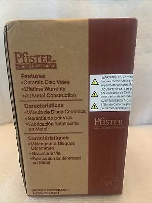 Pfister 015-4WDX 2-Port 3-Way Diverter Valve Boxed New Old Stock. Brass • $80