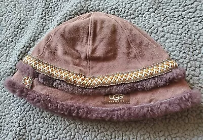 Ugg Australia Winter Bucket Hat Brown • $22.50