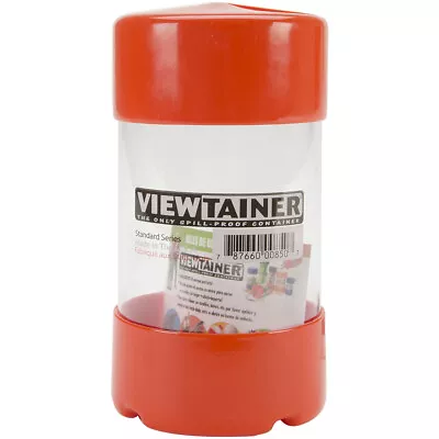 Viewtainer Slit Top Storage Container 2.75 X5  Orange • $11.41