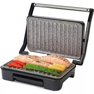 £29.49 • Buy Salter Electric Health Grill Panini Press Floating Hinge Marble Collection 750W
