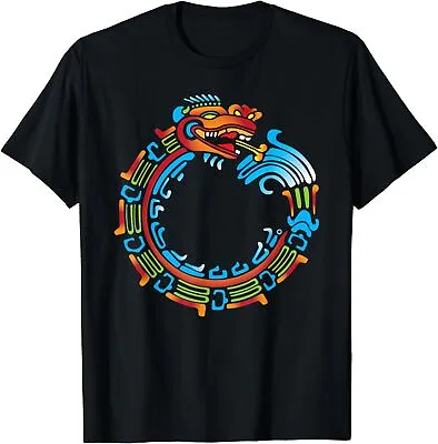 New Limited Ouroboros Quetzalcoatl Feathered Serpent Aztec Mayan T-Shirt • $22.99
