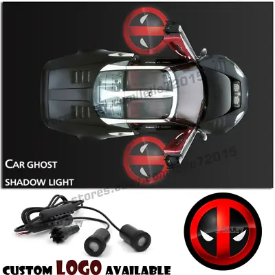 $16.68 • Buy X-men Deadpool Car Door Courtesy Ghost Shadow Spot Projector Welcome Laser Light