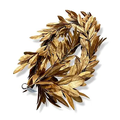 $240 Jim Marvin Bronze Decorative Handmade Magnolia Leaf Garland 60in  | 5ft  • $76.78