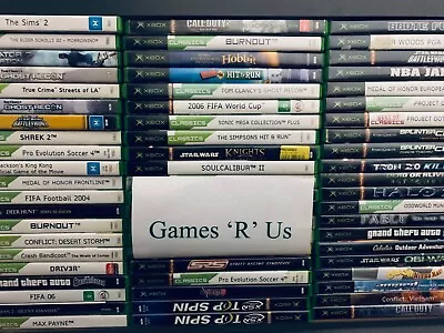 $12.78 • Buy Cheap Xbox Original Games Bundle Selection Halo Crash Fable Star Wars Tracked