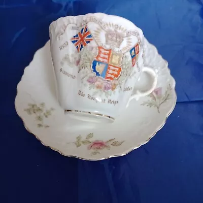 Antique Aynsley 1897 Queen Victoria Longest Reign China Cup And Saucer.  • £20