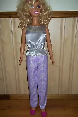 TOP & Peace Sign PANTS Clothes For 36  MY SIZE BARBIE DOLL Or 38  Elsa Or Anna • $8.75