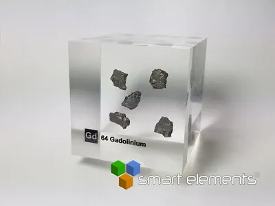 Acrylic Element Cube - Gadolinium Gd - 50mm • $79