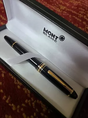 Montblanc Meisterstuck 146 14K Gold Fountain Pen Very Nice Working Condition  • $375