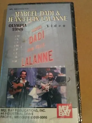 Marcel Dadi & Jean-felix Lalanne In Concert  **brand New**vhs Tape • $44.95