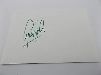 HAND SIGNED 8  X 5.5  AUTOGRAPH BOOK PAGE - GREG LAKE - EMERSON LAKE & PALMER • $46.72