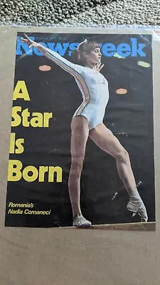 Newsweek Nadia Comaneci Cover August 2 1976 Gymnastics Fair • $19.99