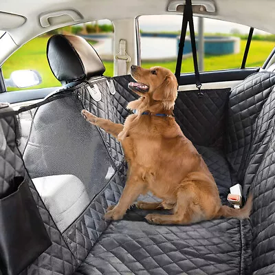 4 Layer Heavy Duty Car Rear Back Seat Cover Pet Dog Mat Protector Hammock Mat UK • £19.99