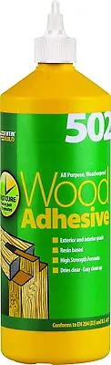 £9.89 • Buy Everbuild Wood Glue Adhesive All Purpose Waterproof PVA Wood High Strength 502