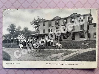 Nr Milford PA-Silver Spring House-Hotel-Inn-Pike County-Pennsylvania-Penna-Group • $7.95