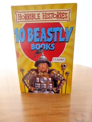 Horrible Histories 10 Beastly Books Set - VGC • £10