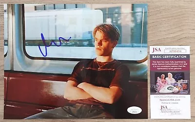 Matt Damon Signed Good Will Hunting 8x10 Photo AIR Departed Actor LEGEND JSA • $79.99