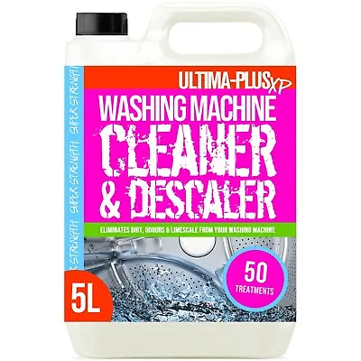 Ultima Plus Washing Machine Cleaner & Descaler Removes Bad Smells Limescale 5L • £18.95