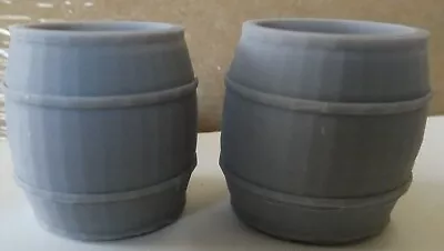 G Scale Model Train Accessories Wood Barrel Beer/Whiskey 25 Gal. Lot Of 2 1:24 • $7.46