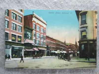 Antique Centre Street Looking West Mahanoy Pennsylvania Postcard 1910  • $6.85