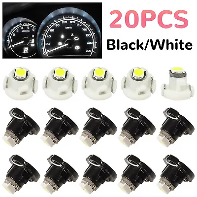 20X White T4/T4.2 Neo Wedge LED Instrument Cluster Dash A/C Climate Light Bulbs • $9.27