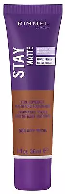 Rimmel Stay Matte Foundation Deep Mocha 1 Fluid Ounce • $7.27