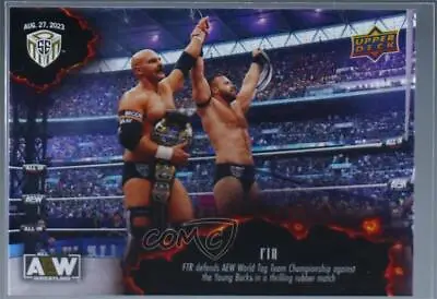 2023 Upper Deck AEW Match Dated Moments SE All In #7 • $1.58