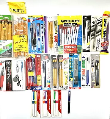 Lot Of 21 Vintage Mechanical Pencils & Pens - Scripto Papermate Pilot Parker + • $2.99