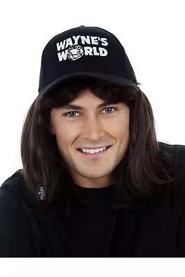 ALLAURA Wayne Wig With Hat | Mullet Costume Wigs For Men 80s • $29.99