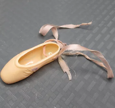 Vintage Capezio Since 1887 Dancers Cobbler Rubber Vinyl Mini Ballet Pointe Shoe • $40