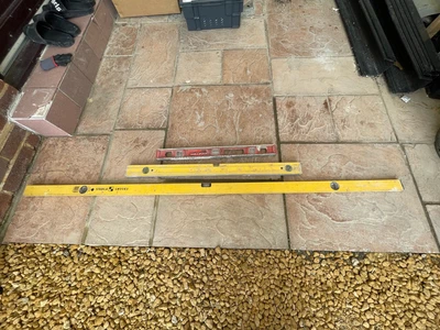 £35 • Buy Stabila Spirit Level Set 6ft Builders Brick Layers Carpenters Bundle
