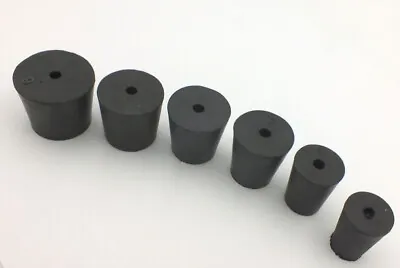 Rubber Laboratory Stoppers 1-hole Assortment In Sizes:1 2 3 4 5 6 #RS-ASST3 • $8.95