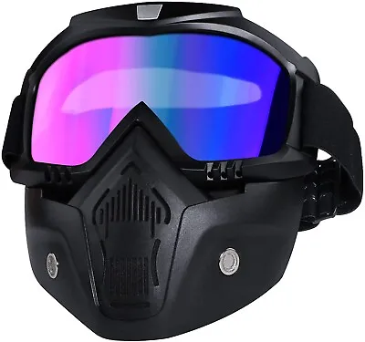 $11.99 • Buy Tactical Airsoft Goggle Mask Paintball Cycling Face Protective Cyberpunk Helmet