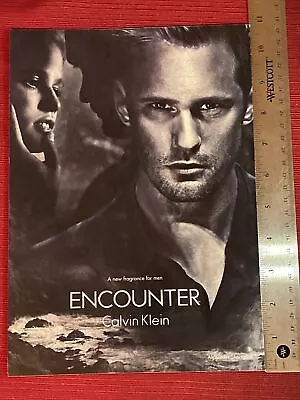 Model Alexander Skargard Calvin Klein Encounter 2014 Print Ad - Great To Frame! • £6.70