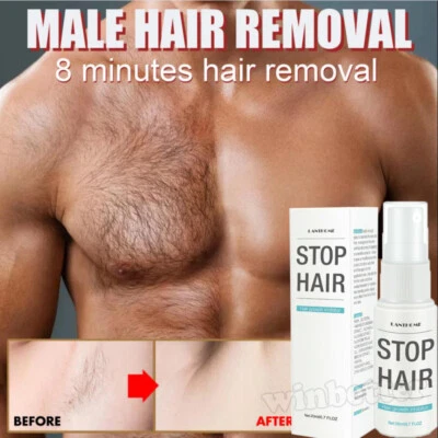 $9.28 • Buy HOT 100% Natural Permanent Hair Removal Spray Stop Hair Growth Inhibitor Remover