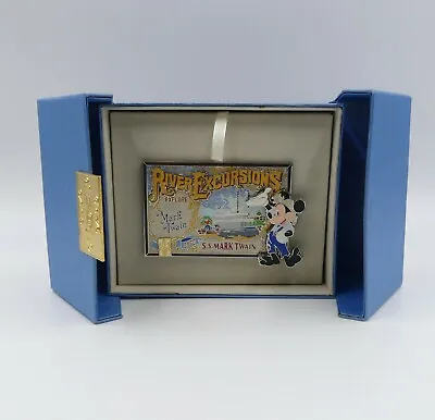 Disney Jumbo Pin (E - Ticket)  River Excursions  Mark Twain Mickey Mouse 2009 • $174.99