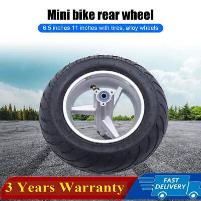 110/50-6.5 Rear Wheel  Mini Pocket Bike Wheel W/ Tyre Alloy Rim Hub Inner Tube • $42.75