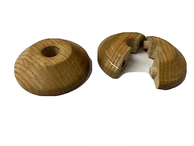 X2 (10mm) OC - Microbore Oak Oiled Pipe Cover / Rad Ring / Collar/ Rose • £8.50