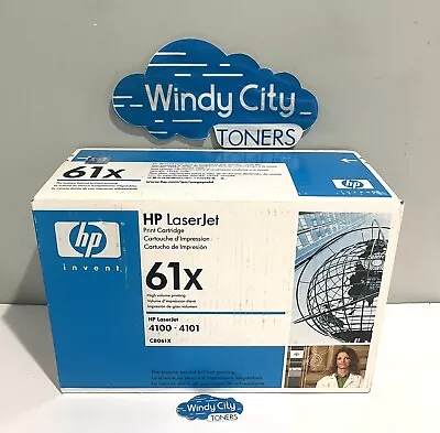 Genuine HP 61X C8061X Black High Capacity Toner 10K Pages Laser Jet 4100 4101 • $40