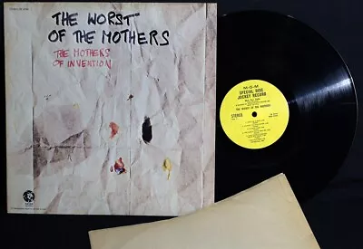 Mothers Of Invention-Worst Of-Frank Zappa-MGM SE 4754-'71 Yellow Lbl DJ LP!!! • $49.99