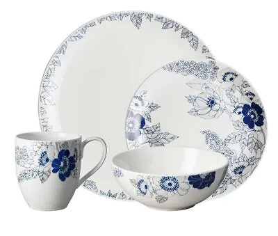 £109.99 • Buy DENBY Monsoon Fleur 16 Piece Dinner Tableware Set WEDDING Gift Idea - RRP  £184