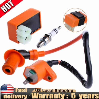 $9.99 • Buy Racing AC CDI Box Ignition Coil Spark Plug For GY6 50cc-150cc ATV Moped Scooter