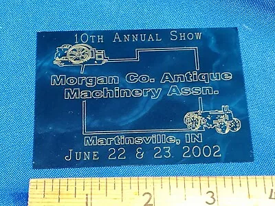 Morgan County Indiana Martinsville Gas Engine & Tractor Ass'n Machinery Trophy  • $13.94