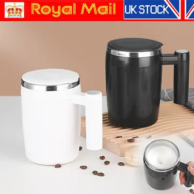 Coffee Cup Tea Mug Stainless Steel Insulated Thermal Flask Travel Cup With Lid • £7.89