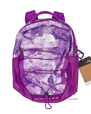 🔥 The North Face Women's Borealis Mini Backpack Purple Cactus Flower Dye Print • $94.12