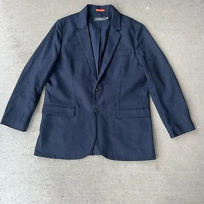 Bluffworks Men’s Gramercy Travel Blazer Classic Fit Blue Size 46L • $140