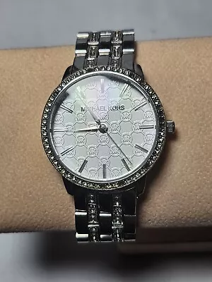 Michael Kors MK3148 White/Steel 35 Mm New Battery • $25