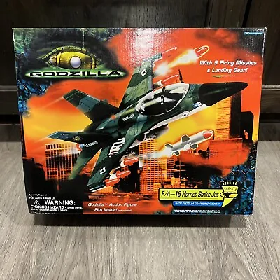 Godzilla F/A -18 Hornet Strike Jet 1998 Trendmasters Factory Sealed Box • $63.99