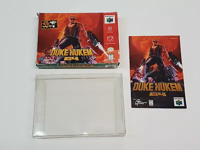 Duke Nukem 64 Original N64 Nintendo 64 Box & Manual Only *** • $44.95
