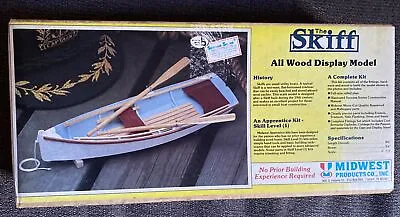 Midwest Products The Skiff 1/12 Scale All Wood Display Model Boat Kit 967 • $39.99