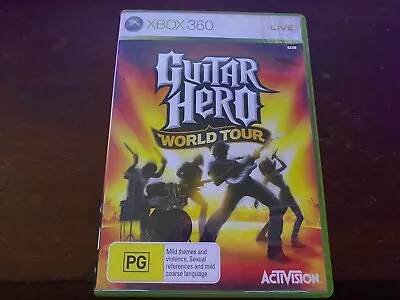 Guitar Hero World Tour ( Xbox 360 Game  With Book ) • $11